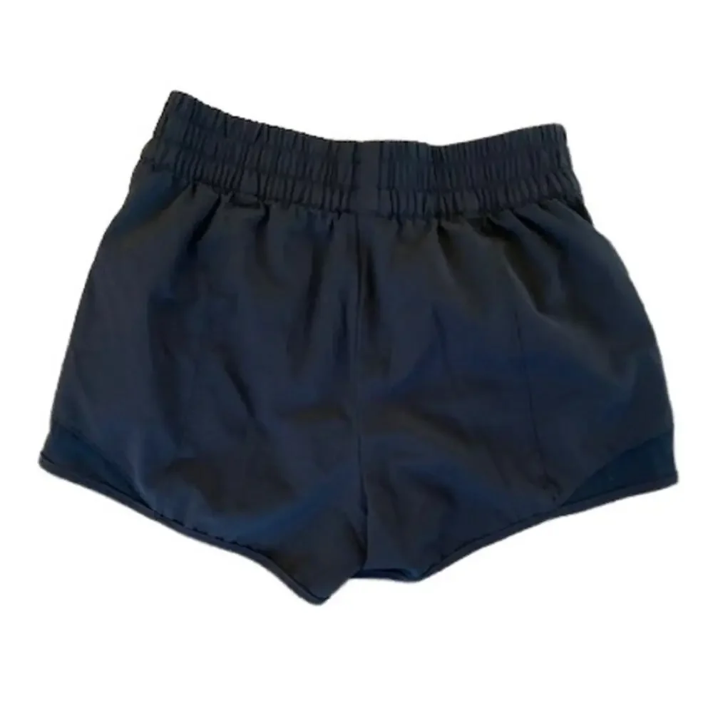 GAP Teen Girls Black Running Shorts‎ Size M 8 Moisture Wicking Zipper Pockets